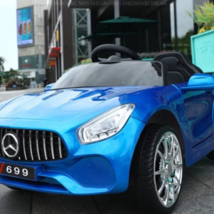 Детски автомобил на акумулатор Mercedes - blue