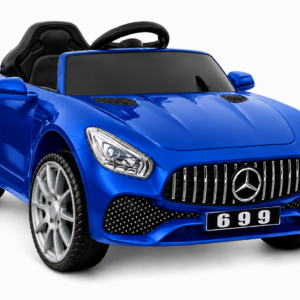 Детски автомобил на акумулатор 12V Mercedes - Син - 699