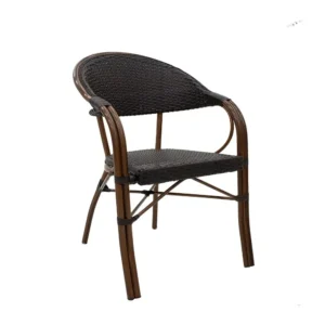 Фотелја од ратан и метал Paula